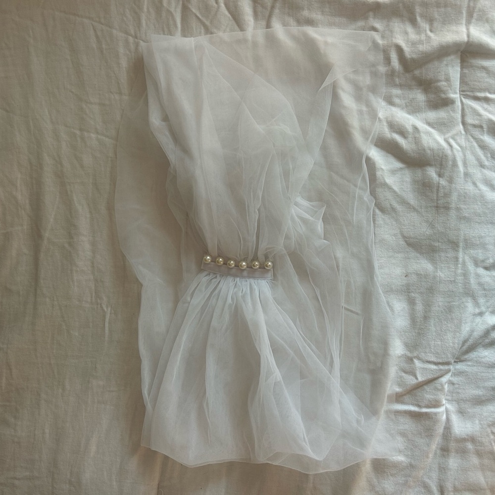 Gia Tulle Bridal Shrug- Soft Tulle Weddinh Wrap Button Closure